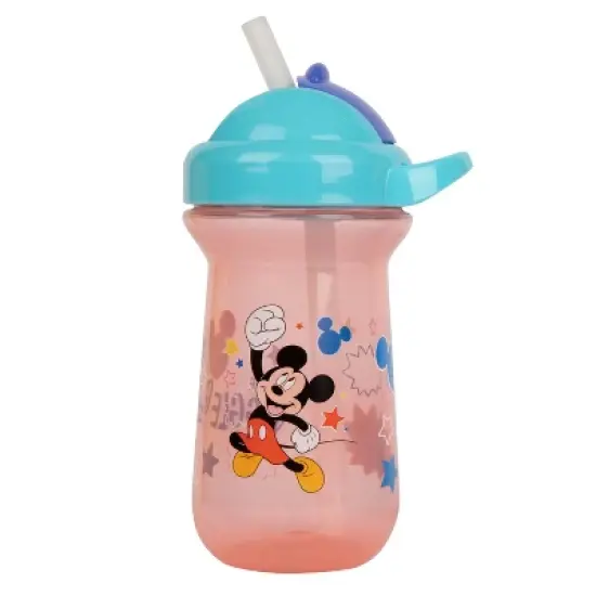 Disney The First Years Mickey Mouse Flip Top Straw Cup - 2pk/10oz image {1}