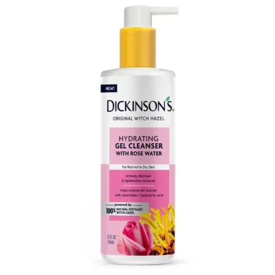 Dickinson's Original Witch Hazel Hydrating Gel Daily Cleanser with Rose Water - 12fl oz image {14}