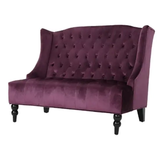 Leora Winged Loveseat - Christopher Knight Home image {8}