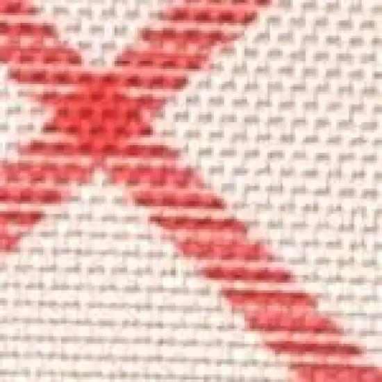 The Worthy Dog Tough Bias Plaid Bone Dog Toy image {2}