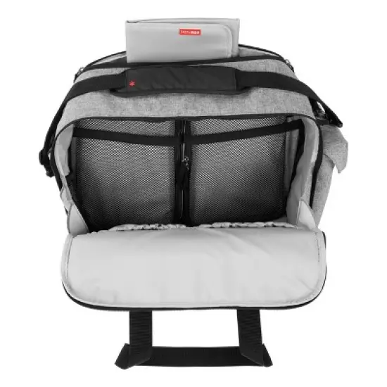 Skip Hop Duo Signature Diaper Weekender Bag - Gray Melange image {10}