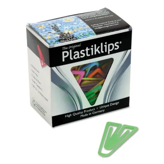 Baumgartens Baumgarten's Plastiklips Paper Clips X-Large Assorted 901653 image {4}