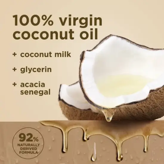 SheaMoisture Body Wash Daily Hydration - 100% Virgin Coconut Oil with Coconut Milk & Glycerin - 18 fl oz image {4}