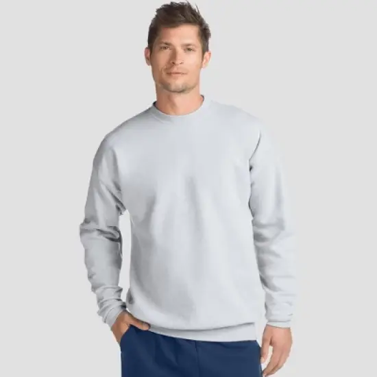 Hanes Men's EcoSmart Fleece Crew Neck Sweatshirt image {7}