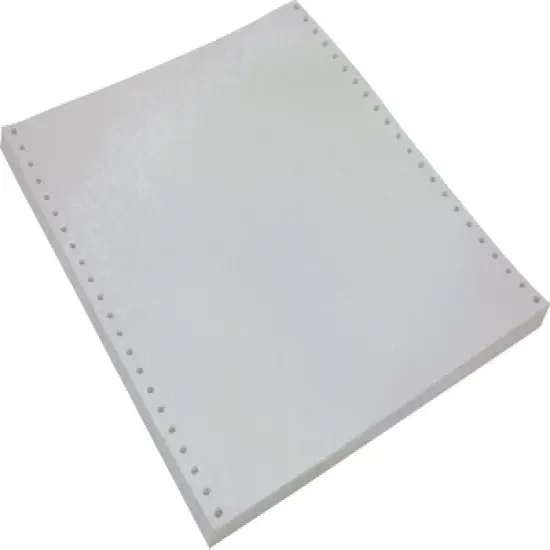 HITOUCH BUSINESS SERVICES 1-Pt Premium Bright Blank Computer Paper 9.5"x11" 20 lbs. White 1000 Sh/CT image {2}