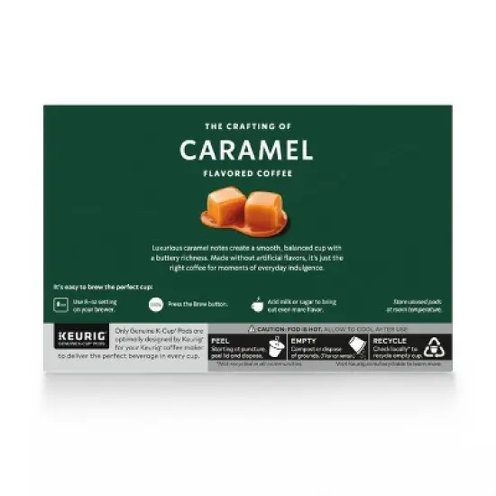 Starbucks Caramel Flavor Light Roast Keurig K-Cup Coffee Pods - 12ct image {6}