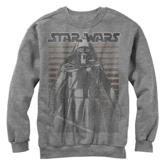 Men's Star Wars The Force Awakens Kylo Ren Distressed Sweatshirt image {5}