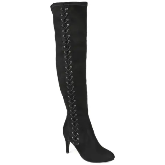 Journee Collection Womens Abie Tru Comfort Foam Stiletto Over The Knee Boots image {9}