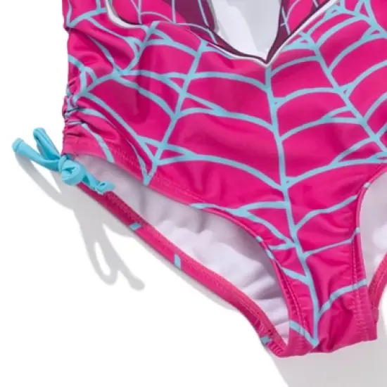 Marvel Spider-Man Ghost-Spider Girls One Piece Bathing Suit Little Kid image {5}