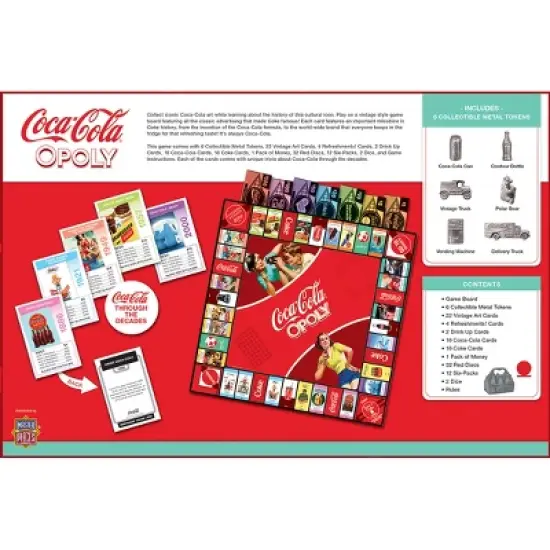 MasterPieces Opoly Family Board Games - Coca-Cola Opoly image {3}