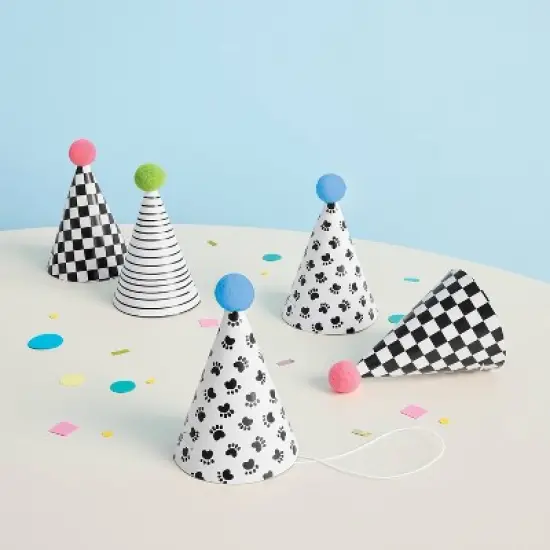 Dog and Cat Party Hats 10ct - Spritz&trade; image {1}