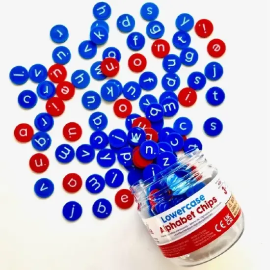 hand2mind Lowercase Alphabet Chips 156ct image {4}