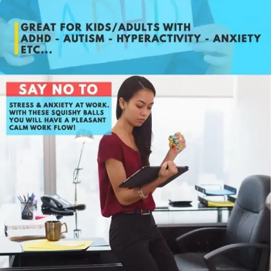 Big Mo's Toys Squishy Mesh Balls - 12 Pack image {3}