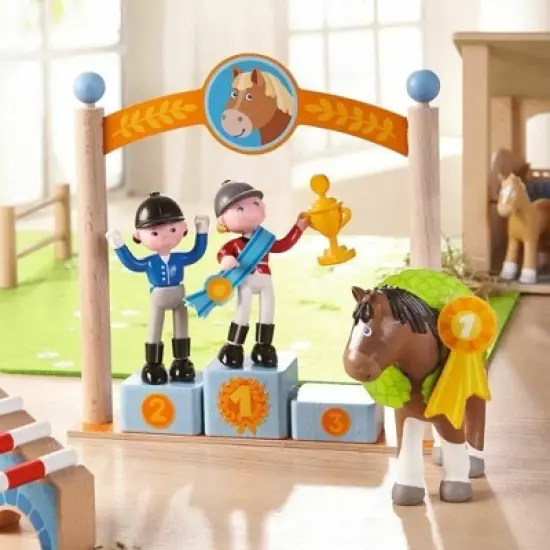 HABA Little Friends Winner's Pedestal Play Set Accessory image {1}