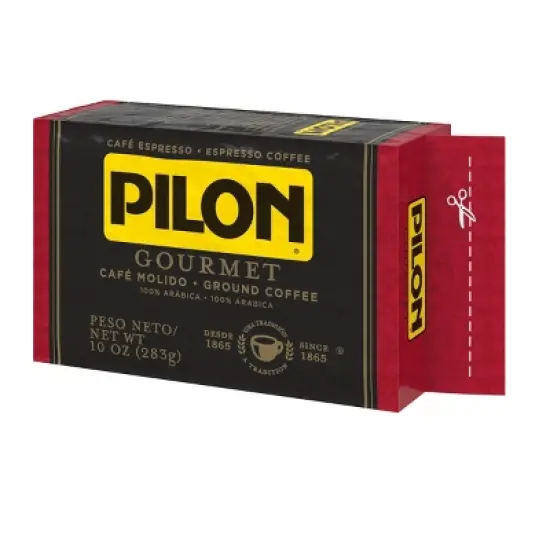 Pilon Gourmet Espresso Dark Roast Ground Coffee - 10oz image {2}