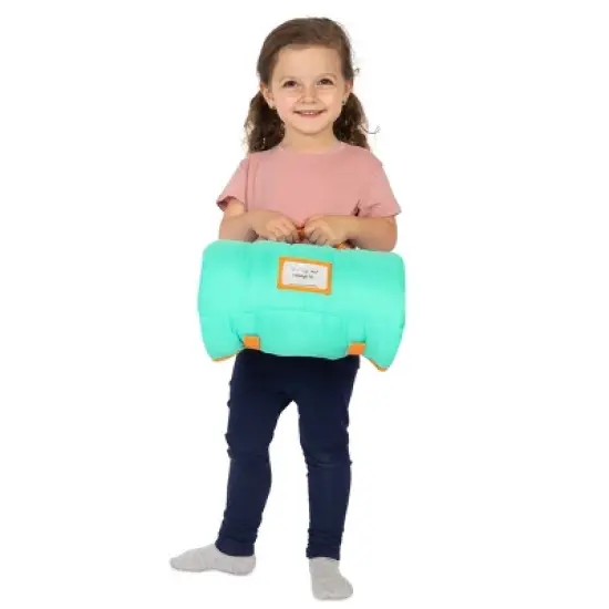 Ms. Rachel Farm Friends Toddler Nap Mat - Includes Attached Pillow and Fleece Blanket image {3}