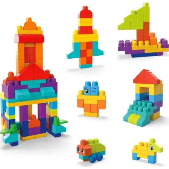 MEGA BLOKS Bigger Building Bag - 150pcs image {4}