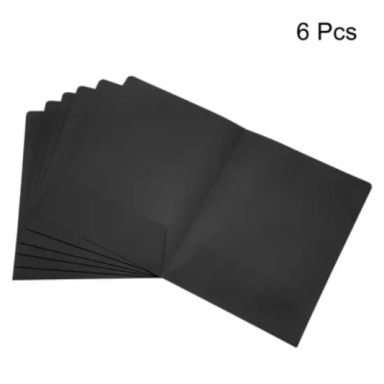 Unique Bargains Office Two-Pocket Letter Files Portfolio Storage Organizer Folders image {2}