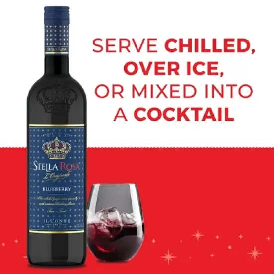 Stella Rosa Blueberry Fruit Wine - 750ml Bottle image {6}