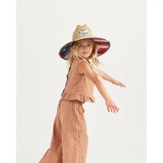 Hemlock Brave Straw Lifeguard Hat Big Kids image {6}