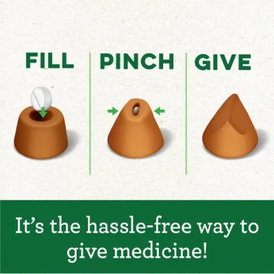 Greenies Pill Pockets Capsule Size Chicken and Peanut Butter Flavor Variety Pack Adult Chewy Dog Treat - 15.8oz image {2}