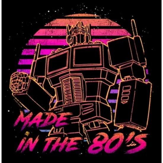 Men's Transformers Optimus Prime Made in the 80s T-Shirt image {1}
