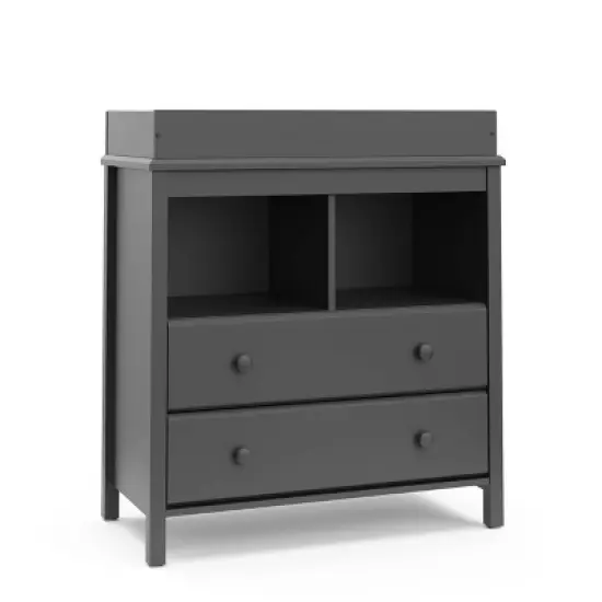Storkcraft Alpine 2-Drawer Dresser with Changing Table Topper image {1}