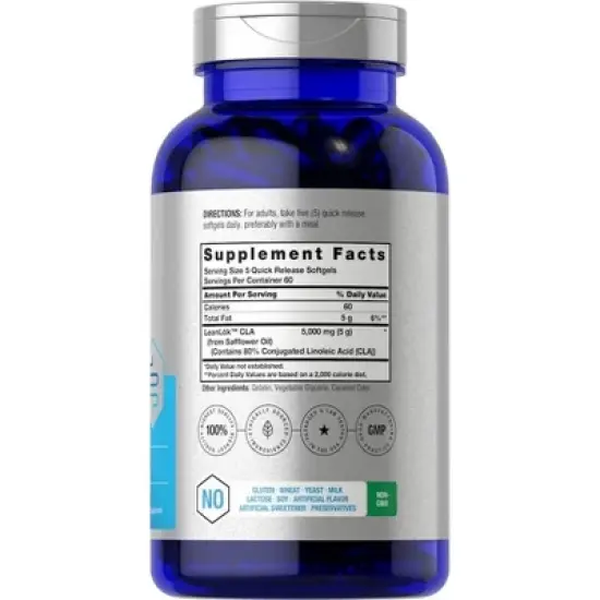 Horbaach CLA 5000 mg (Conjugated Lineolic Acid) | 300 Softgels image {1}