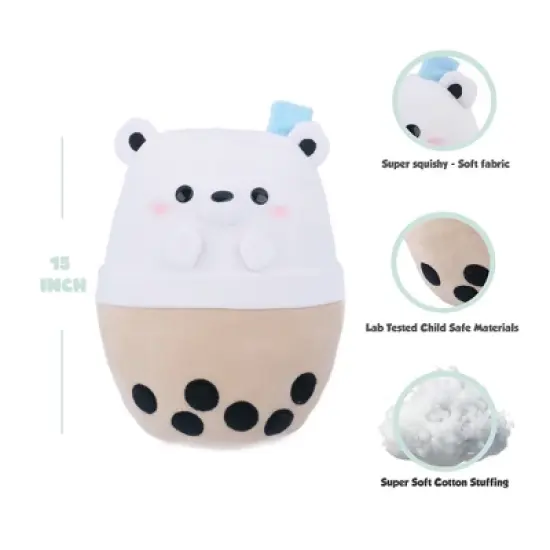 Avocatt Large Boba Polar Bear Plush image {1}