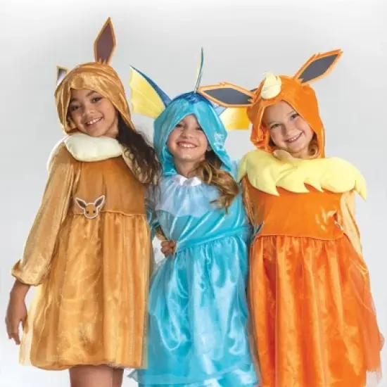 Pok&eacute;mon Girls' Eevee Costume Dress Brown image {2}