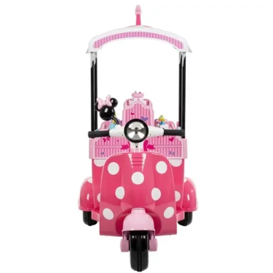 Huffy Disney Minnie Mouse Bakery Cart Battery Ride-On - 6V - Age 3+ - Pink image {1}