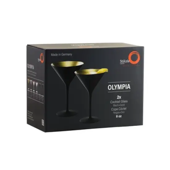 8oz 2pk Olympia Martini Glasses - Stolzle Lausitz image {6}