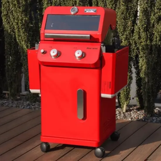 Monument Grills Mesa Series 2 Burner Red Grill image {1}