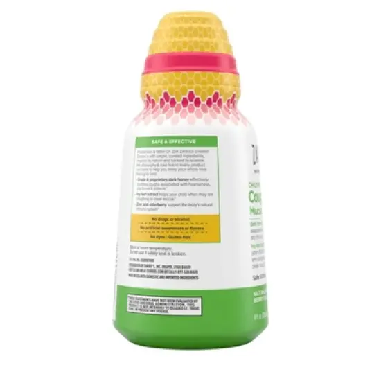 Zarbee's Naturals Kids' Cough + Mucus Daytime Syrup - Mixed Berry - 8 fl oz image {6}