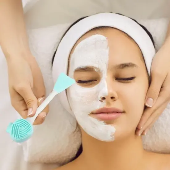 Unique Bargains Silicone Multifunction Handheld Facial Cleansing Brush 6.1"x1.57" 1 Pc image {5}