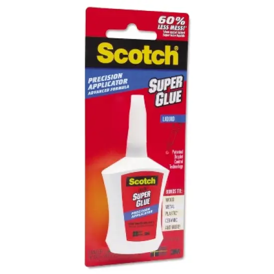 Scotch Super Glue Liquid Precision Applicator 0.14 oz AD124 image {3}