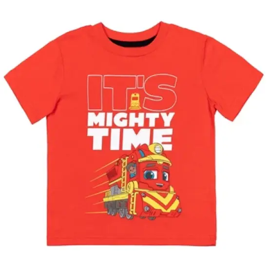 Mighty Express Nate Brock Milo 2 Pack Graphic T-Shirt Gray/Red  image {1}