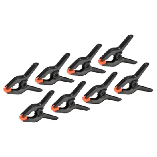 Unique Bargains Plastic Flexible Anti-slip DIY Project Craft Spring Clamps 8 Pcs image {5}