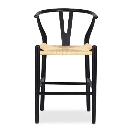 Jameson Weave Counter Height Barstool - Poly & Bark image {7}