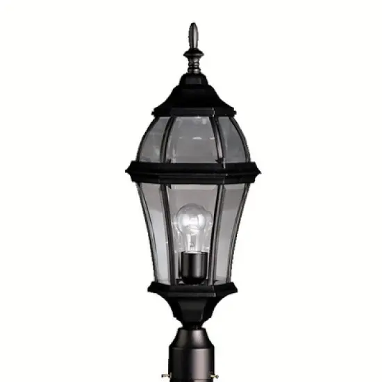 Kichler Lighting Townhouse 1 - Light Post Light in  Black image {1}