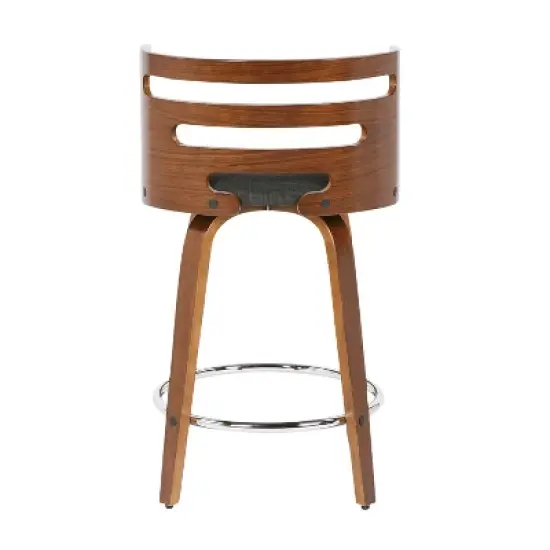 Set of 2 Cosini Upholstered Counter Height Barstools - Lumisource image {4}