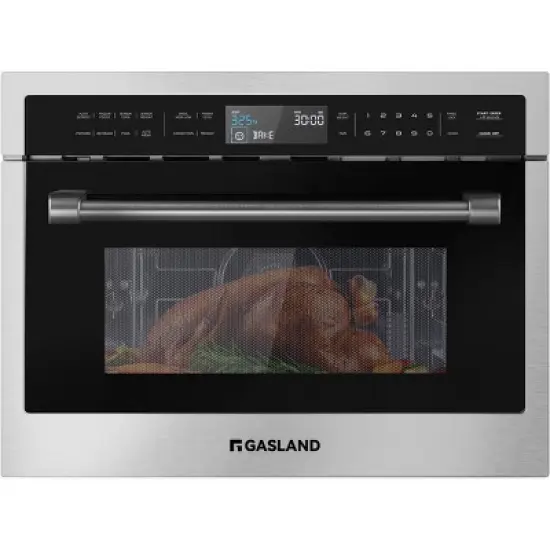GASLAND 24" 1.6 Cu. Ft. 1000W Built-in Microwaves, Drawer, BMD1602S image {9}