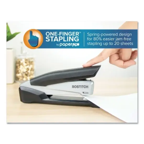 Bostitch PaperPro inPOWER 20 Desktop Stapler 20-Sheet Capacity Gray - ACI1100 image {5}