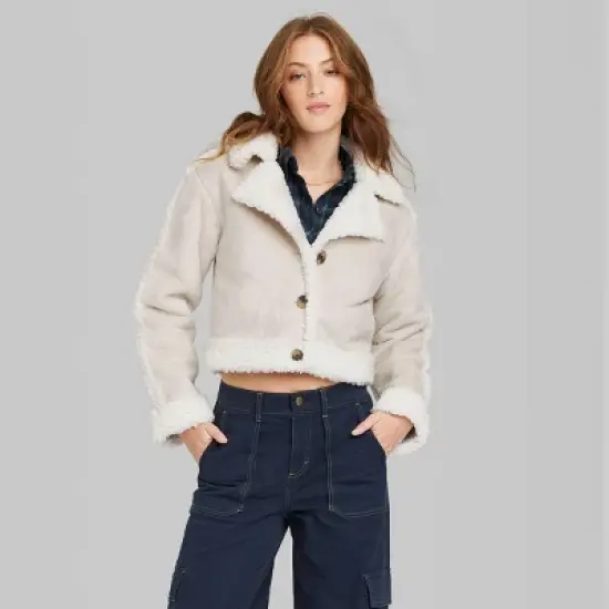 Women's Faux Shearling Jacket - Wild Fable&trade; image {2}