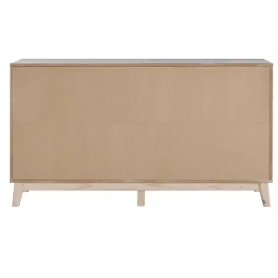 60" 6 Drawer Double Dresser - Alaterre Furniture image {9}