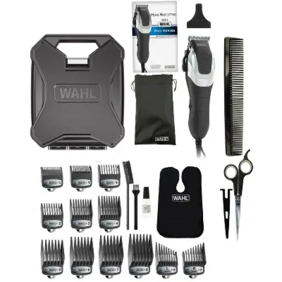 Wahl Clipper Pro Series Hair Cutting Kit with Self Sharpening Blades and Premium Guide Comb - 79775 image {2}