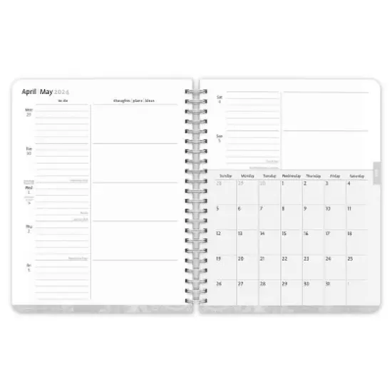 Brush Dance 2024 Weekly/Monthly Planner 7.125"x7.75" Mindful Living image {4}