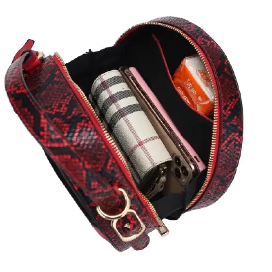 MKF Collection Mallory Crossbody Bag Vegan Leather Spacious & Stylish Handbag Purse by Mia K image {7}