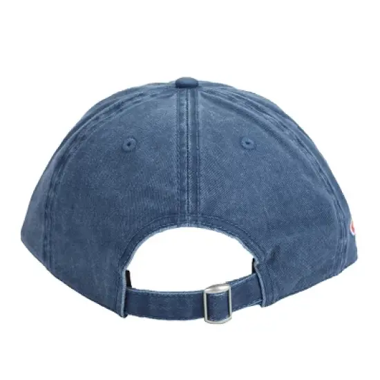 Chucky Face With Distressed Logo Adult Denim Baseball Cap image {5}