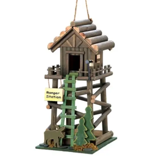 Zingz Home Ranger Station Birdhouse 6.25x7.75x13.5" image {5}